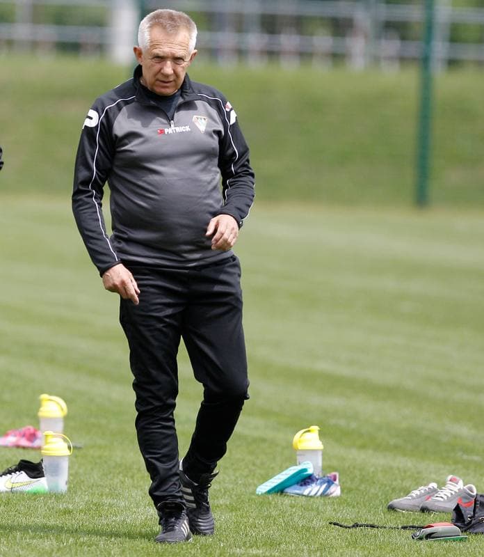 Football. Zaglebie Sosnowiec. Training. 25.06.2015
