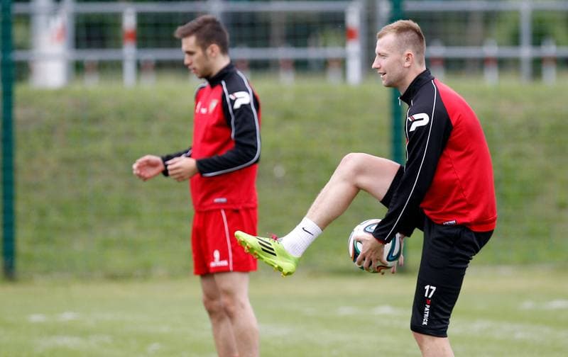 Football. Zaglebie Sosnowiec. Training. 25.06.2015