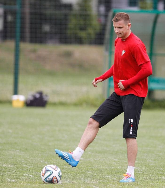 Football. Zaglebie Sosnowiec. Training. 25.06.2015