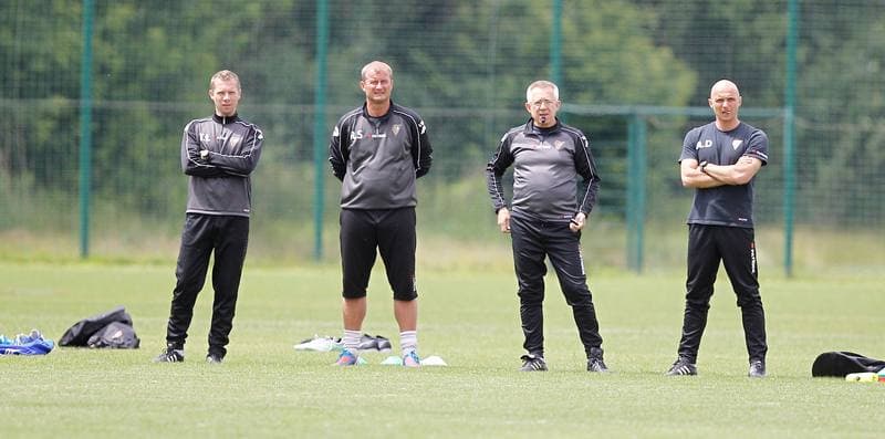 Football. Zaglebie Sosnowiec. Training. 25.06.2015