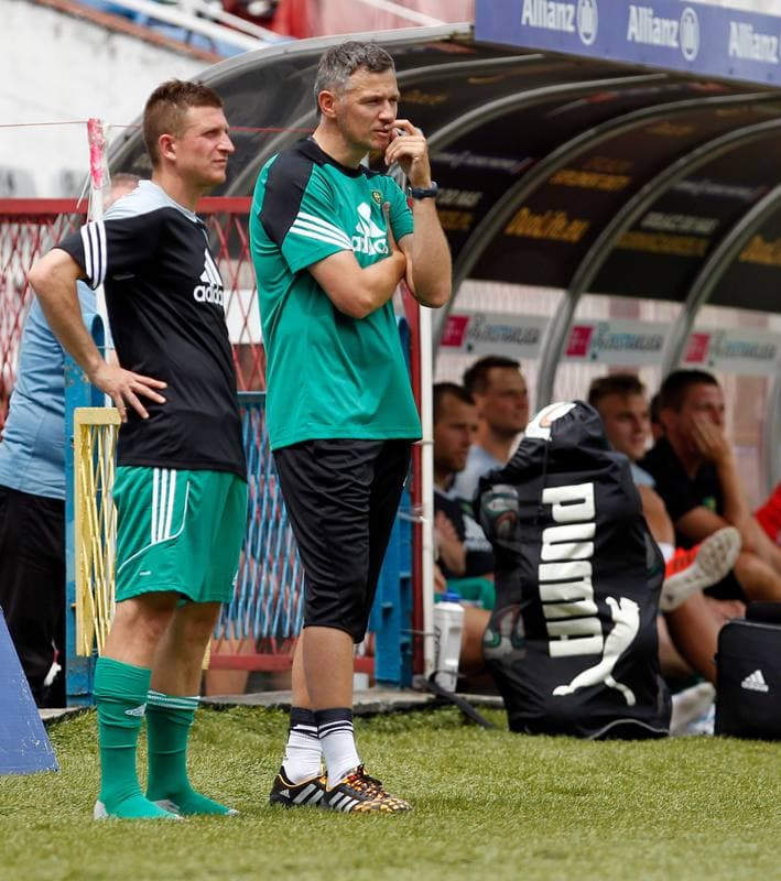 Football. Sparing. Gornik Zabrze - GKS Katowice. 12.07.2014