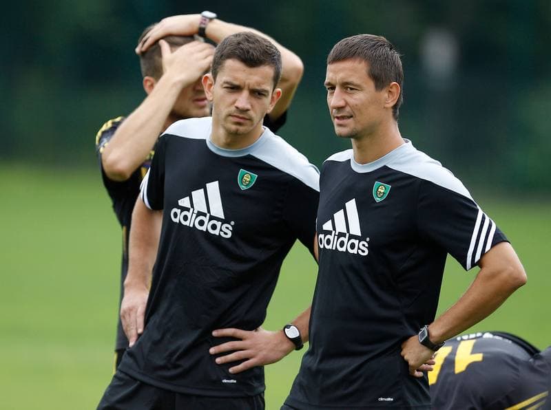 Football. GKS Katowice. Training. 06.02.2014