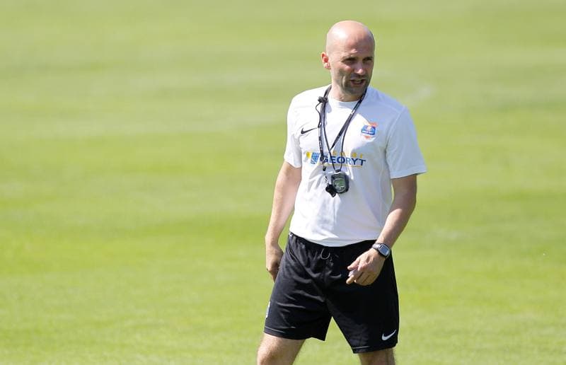 Football. Termalica Bruk-Bet Nieciecza. Training. 03.07.2015