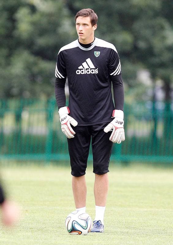 Football. GKS Katowice. Training. 06.02.2014