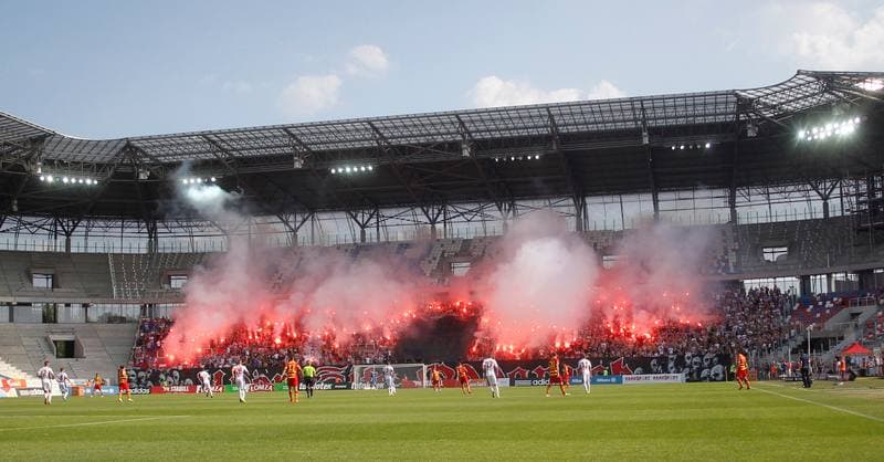 Football. T-Mobile Ekstraklasa. Gornik Zabrze - Jagiellonia Bialystok. 08.08.2014
