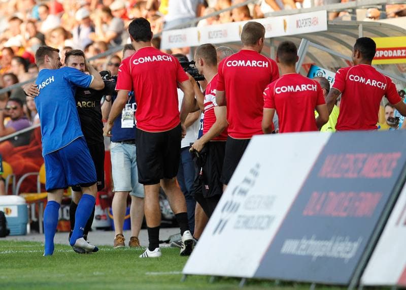 Football. PKO BP Ekstraklasa. Korona Kielce - Cracovia Krakow. 14.08.2015