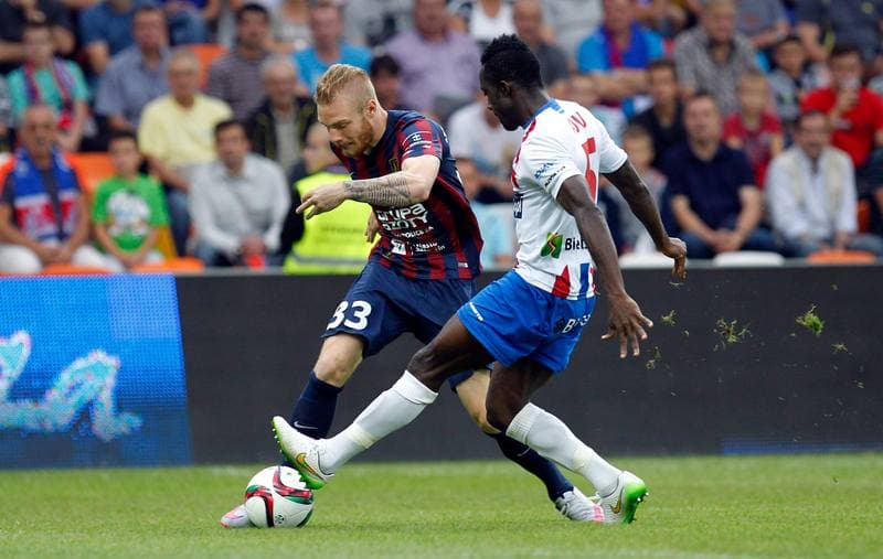Football. T-Mobile Ekstraklasa. Podbeskidzie Bielsko Biala - Pogon Szczecin. 03.03.2014