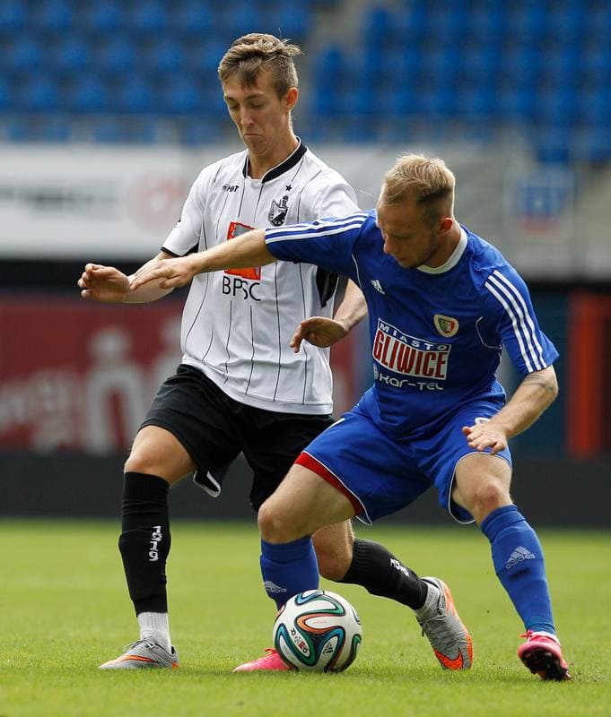 Football. III Liga Opolsko Slaska. Piast II Gliwice - Szombierki Bytom. 22.08.2015