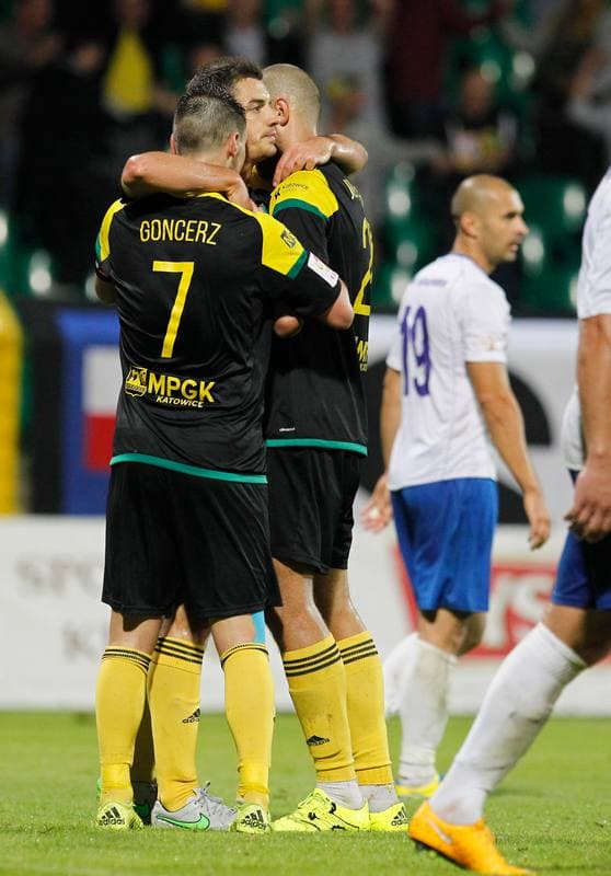 Football. Polish First League. GKS Katowice - MKS Kluczbork. 22.08.2015