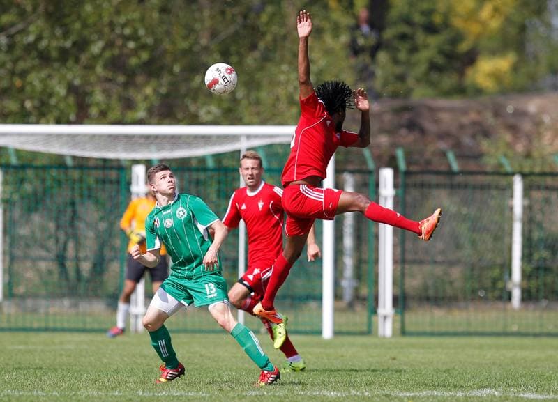 Football. III Liga. Grunwald Ruda Slaska - Gornik II Zabrze. 06.09.2014