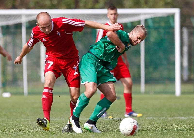 Football. III Liga. Grunwald Ruda Slaska - Gornik II Zabrze. 06.09.2014