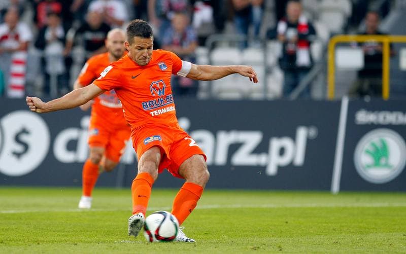 Football. PKO BP Ekstraklasa. Cracovia Krakow - Termalica Bruk Bet Nieciecza. 12.09.2015