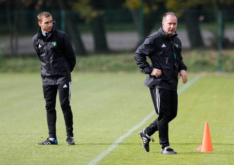 Football. GKS Katowice. Training. 07.08.2014