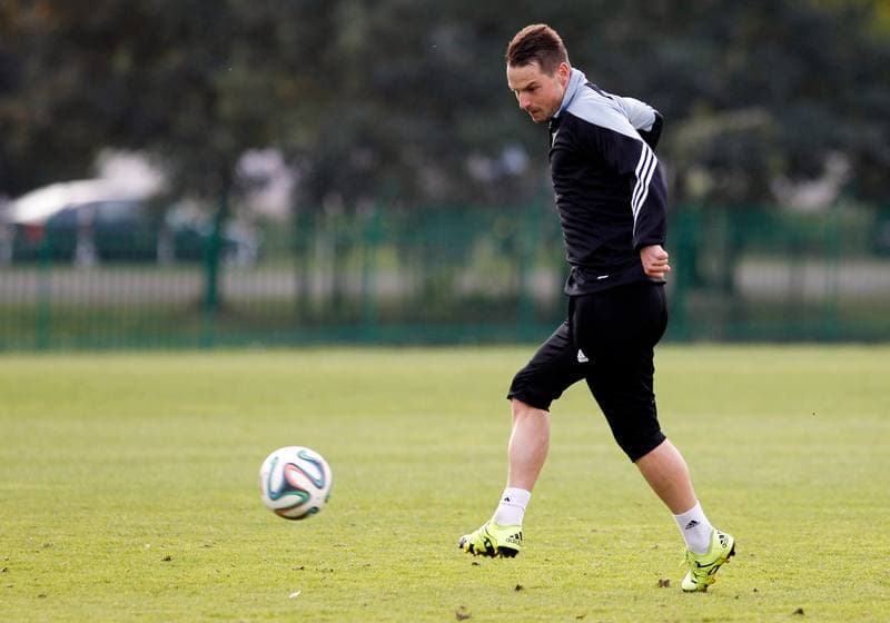 Football. GKS Katowice. Training. 07.08.2014