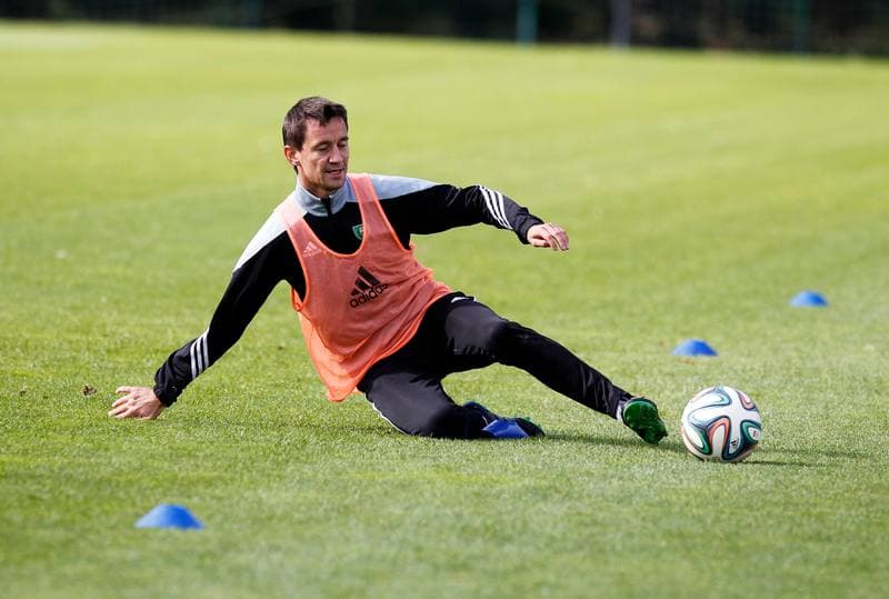 Football. GKS Katowice. Training. 07.08.2014