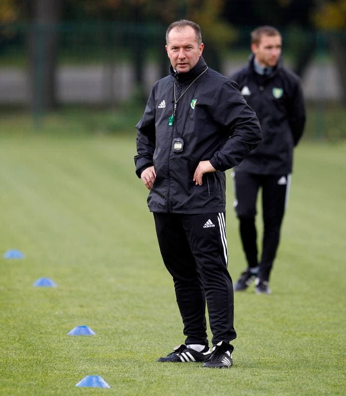 Football. GKS Katowice. Training. 07.08.2014