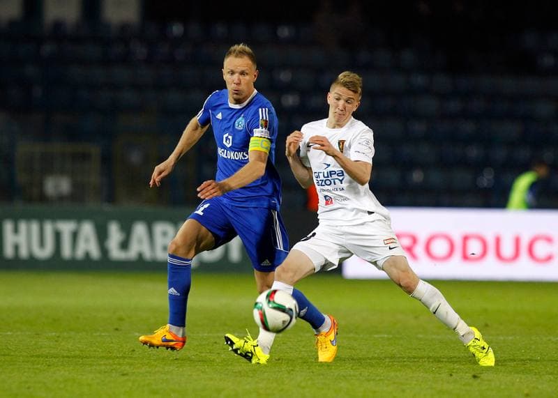 Football. T-Mobile Ekstraklasa. Ruch Chorzow - Pogon Szczecin. 21.10.2013