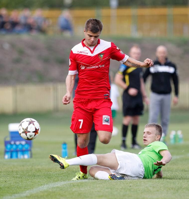 Football. I Liga. Rozwoj Katowice - Zaglebie Sosnowiec. 03.10.2015