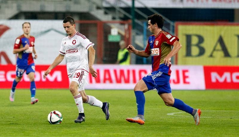 Football. PKO BP Ekstraklasa. Piast Gliwice - Wisla Krakow. 03.10.2015