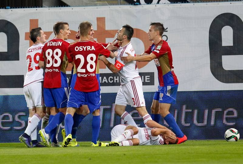 Football. PKO BP Ekstraklasa. Piast Gliwice - Wisla Krakow. 03.10.2015