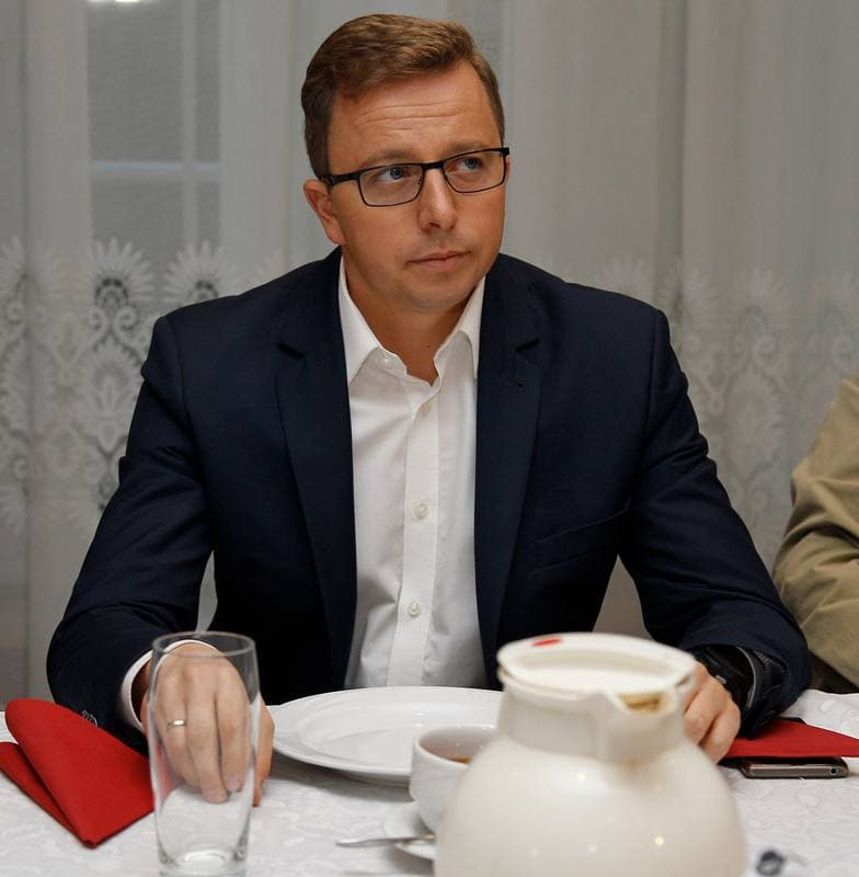 Barbara Nowacka. Breakfast with Trade Unions. 08.10.2015