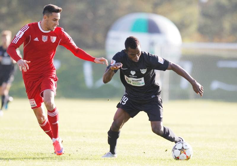 Football. I Liga. Rozwoj Katowice - Pogon Siedlce. 24.10.2015
