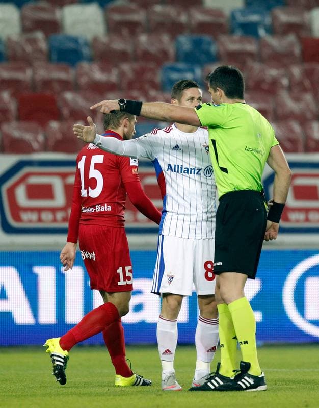 Football. T-Mobile Ekstraklasa. Gornik Zabrze - Podbeskidzie Bielsko Biala. 24.11.2013