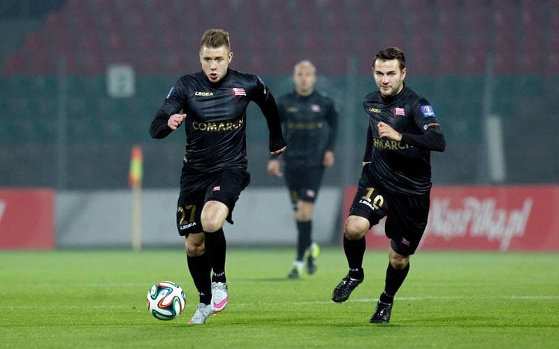 Football. Polish Cup. Zaglebie Sosnowiec - Cracovia Krakow. 27.10.2015