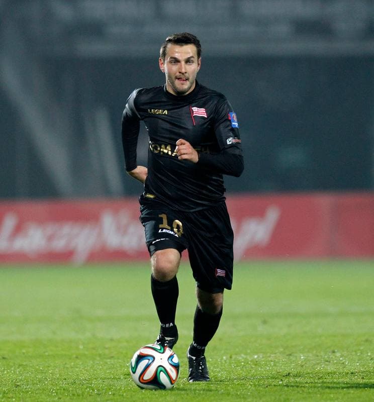 Football. Polish Cup. Zaglebie Sosnowiec - Cracovia Krakow. 27.10.2015