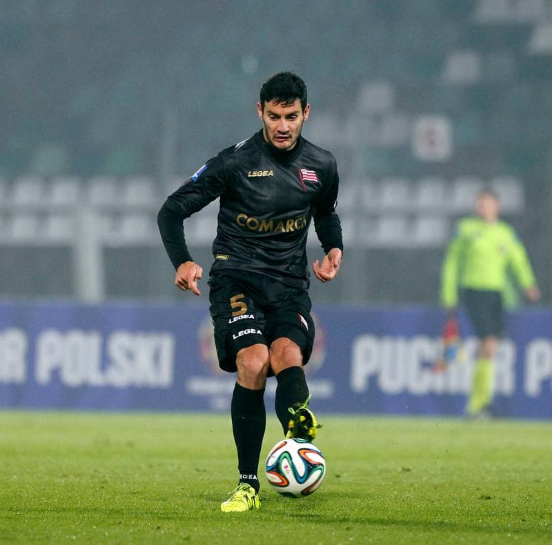 Football. Polish Cup. Zaglebie Sosnowiec - Cracovia Krakow. 27.10.2015
