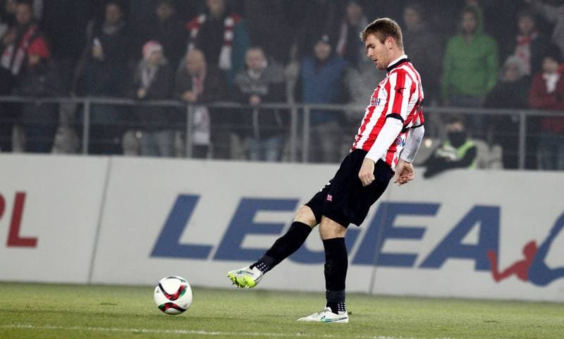 Football. T-Mobile Ekstraklasa. Cracovia Krakow - Slask Wroclaw. 02.03.2014