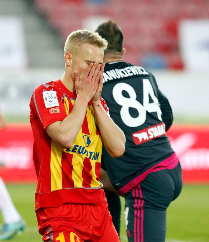 Football. T-Mobile Ekstraklasa. Gornik Zabrze - Korona Kielce. 01.03.2014