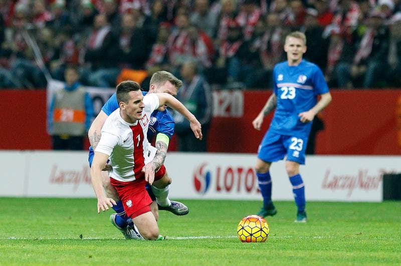 Football. International Friendly. Poland - Iceland. 13.11.2015