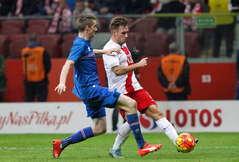 Football. International Friendly. Poland - Iceland. 13.11.2015