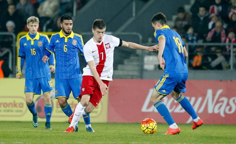 Football. International Friendly. Poland U21 - Ukraine U20. 16.11.2015