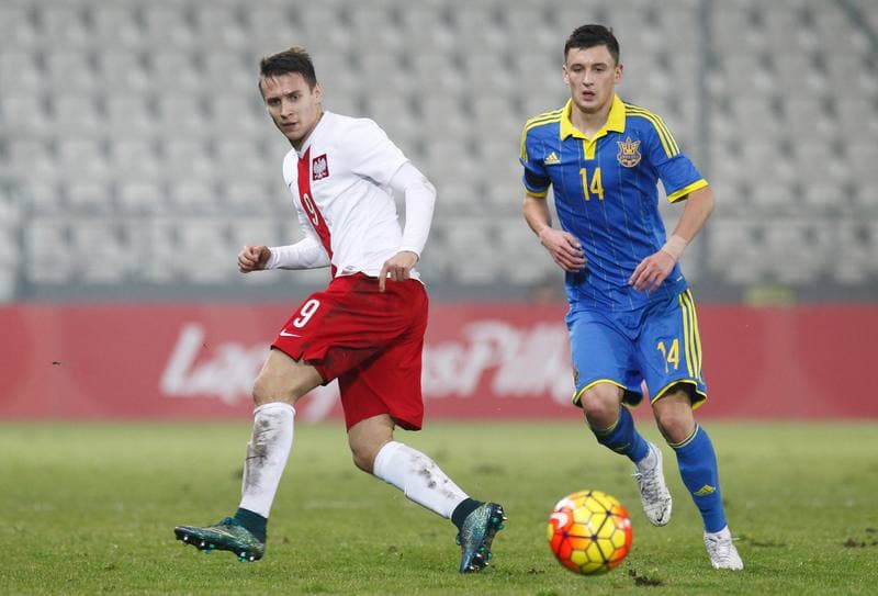 Football. International Friendly. Poland U21 - Ukraine U20. 16.11.2015