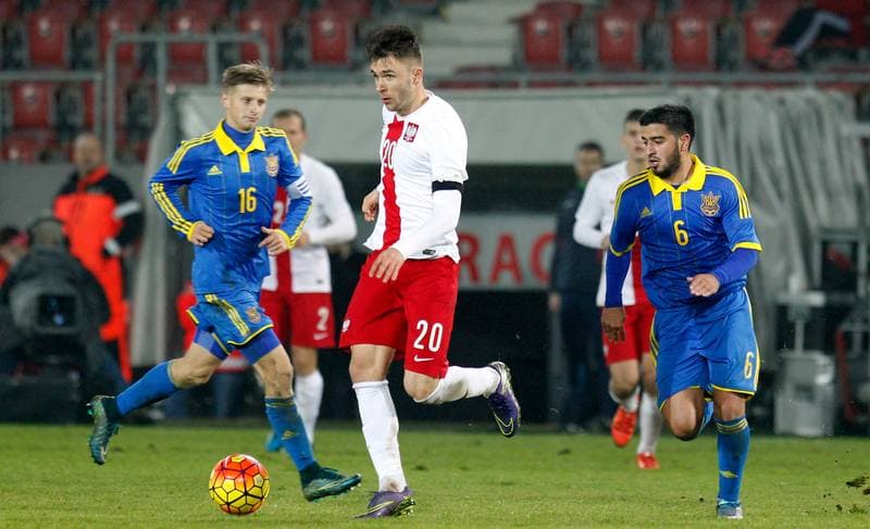 Football. International Friendly. Poland U21 - Ukraine U20. 16.11.2015