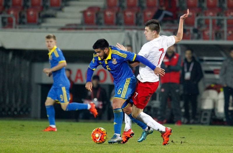 Football. International Friendly. Poland U21 - Ukraine U20. 16.11.2015