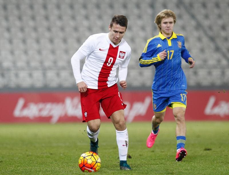 Football. International Friendly. Poland U21 - Ukraine U20. 16.11.2015
