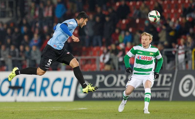 Football. PKO BP Ekstraklasa. Cracovia Krakow - Lechia Gdansk. 23.11.2015