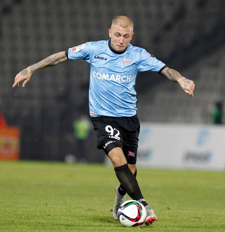 Football. PKO BP Ekstraklasa. Cracovia Krakow - Lechia Gdansk. 23.11.2015
