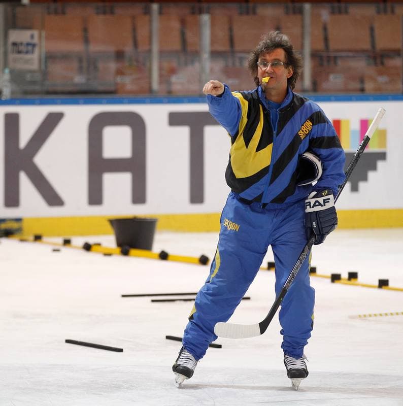 Ice Hockey. Jaroslaw Byrski Camp. Training. 27.11.2015