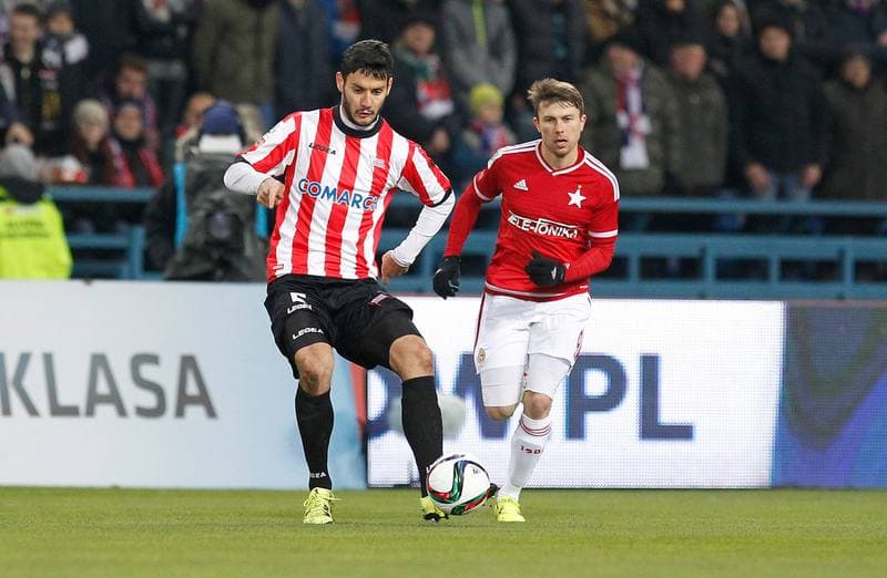 Football. T-Mobile Ekstraklasa. Wisla Krakow - Cracovia. 23.02.2014