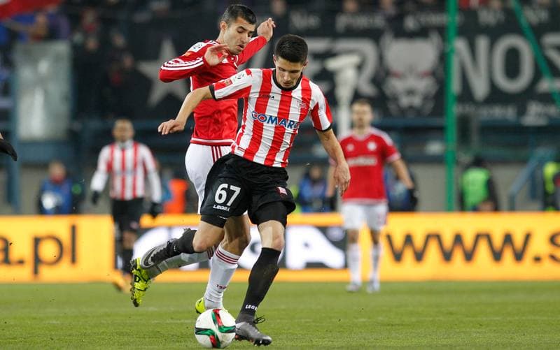 Football. T-Mobile Ekstraklasa. Wisla Krakow - Cracovia. 23.02.2014