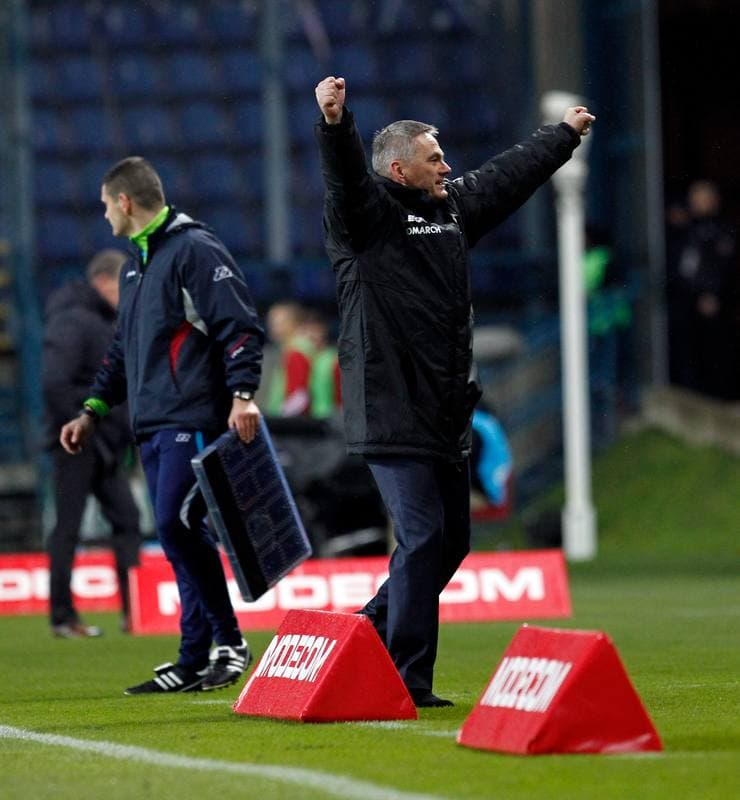 Football. T-Mobile Ekstraklasa. Wisla Krakow - Cracovia. 23.02.2014