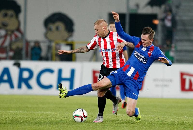 Football. PKO BP Ekstraklasa. Cracovia Krakow - Podbeskidzie Bielsko Biala. 02.12.2015