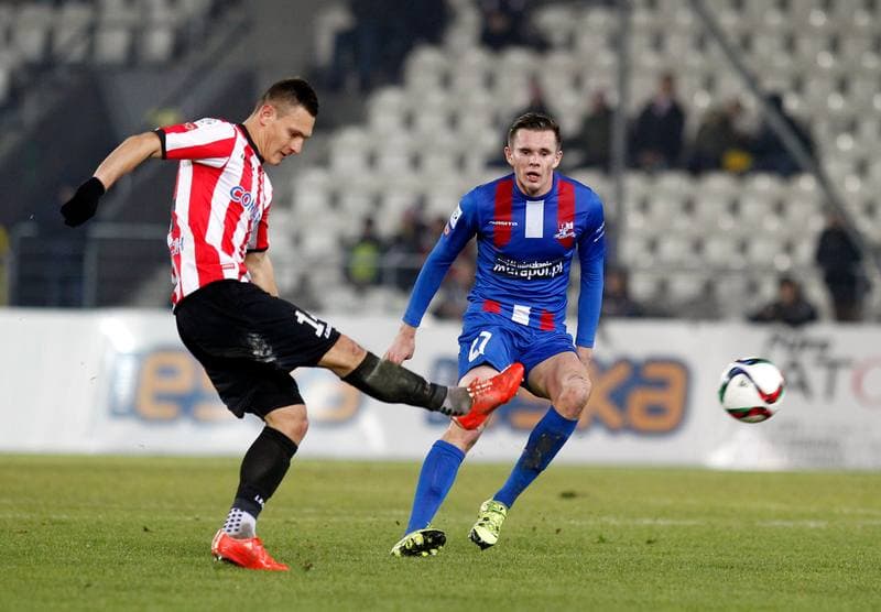 Football. PKO BP Ekstraklasa. Cracovia Krakow - Podbeskidzie Bielsko Biala. 02.12.2015