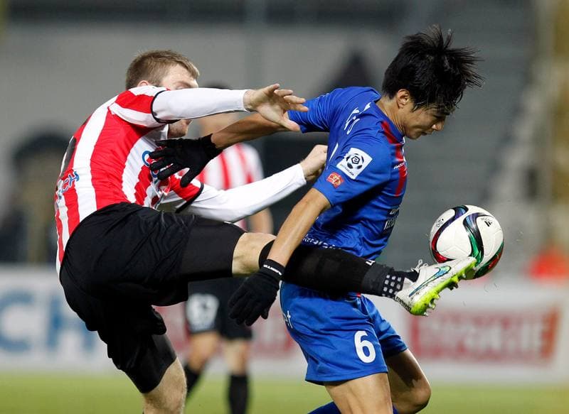 Football. PKO BP Ekstraklasa. Cracovia Krakow - Podbeskidzie Bielsko Biala. 02.12.2015