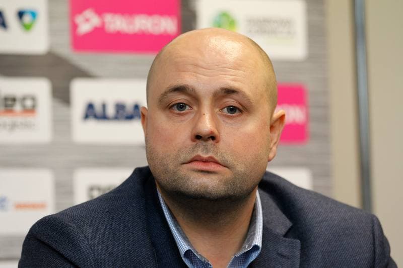 Basketball. MKS Dabrowa Gornicza. Press Conference. 08.12.2015