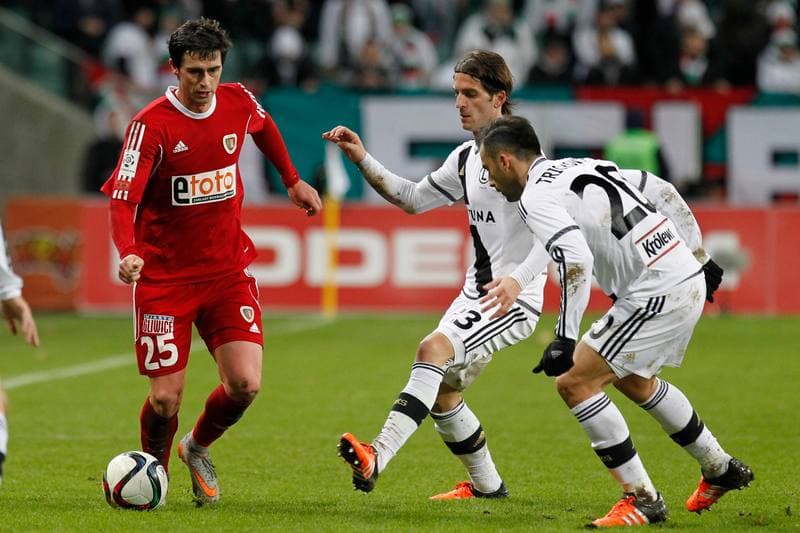 Football. PKO BP Ekstraklasa. Legia Warsaw - Piast Gliwice. 13.12.2015